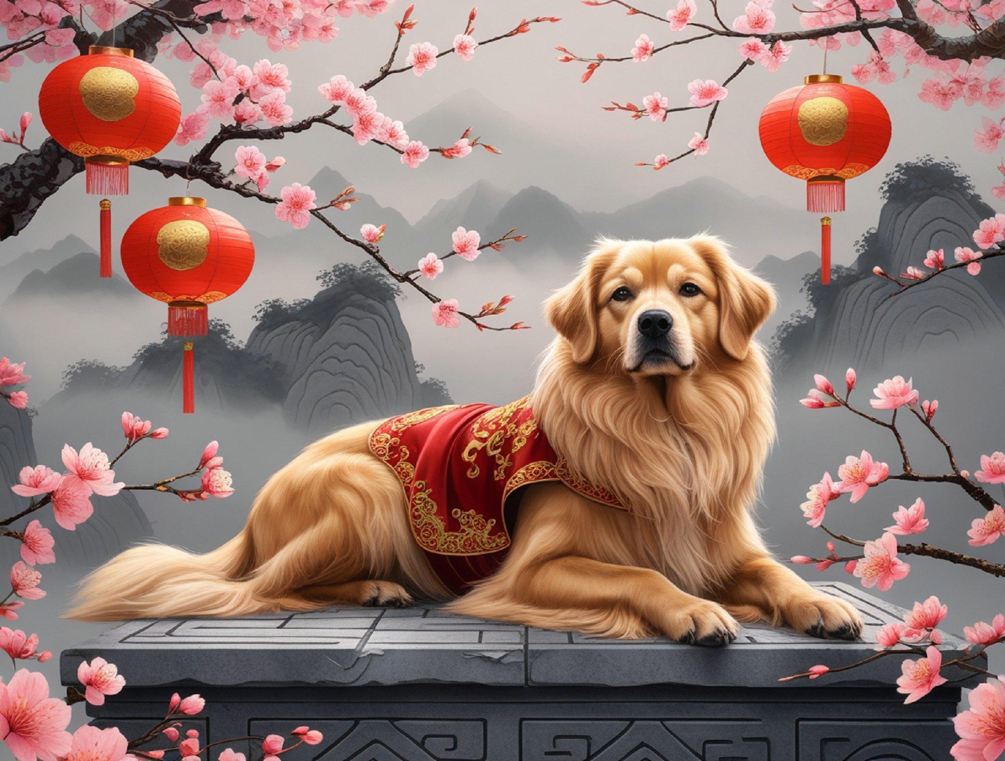 生肖狗文化配图 狗-003