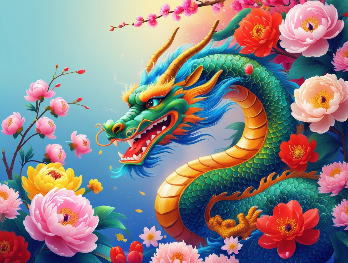 生肖龙文化配图 龙-013