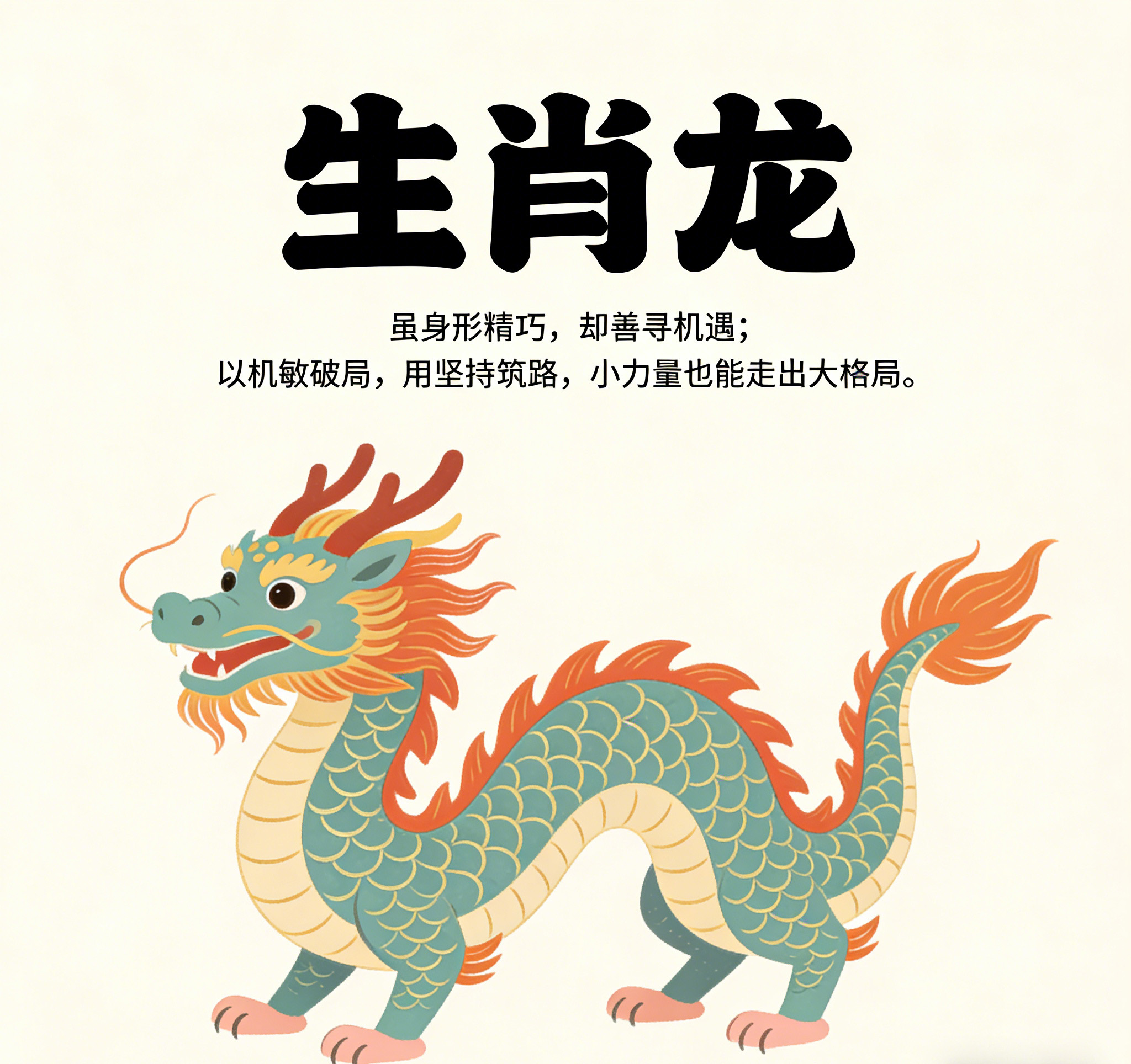 生肖龙文化配图 龙-003