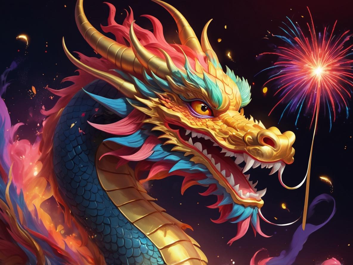 生肖龙文化配图 龙-016