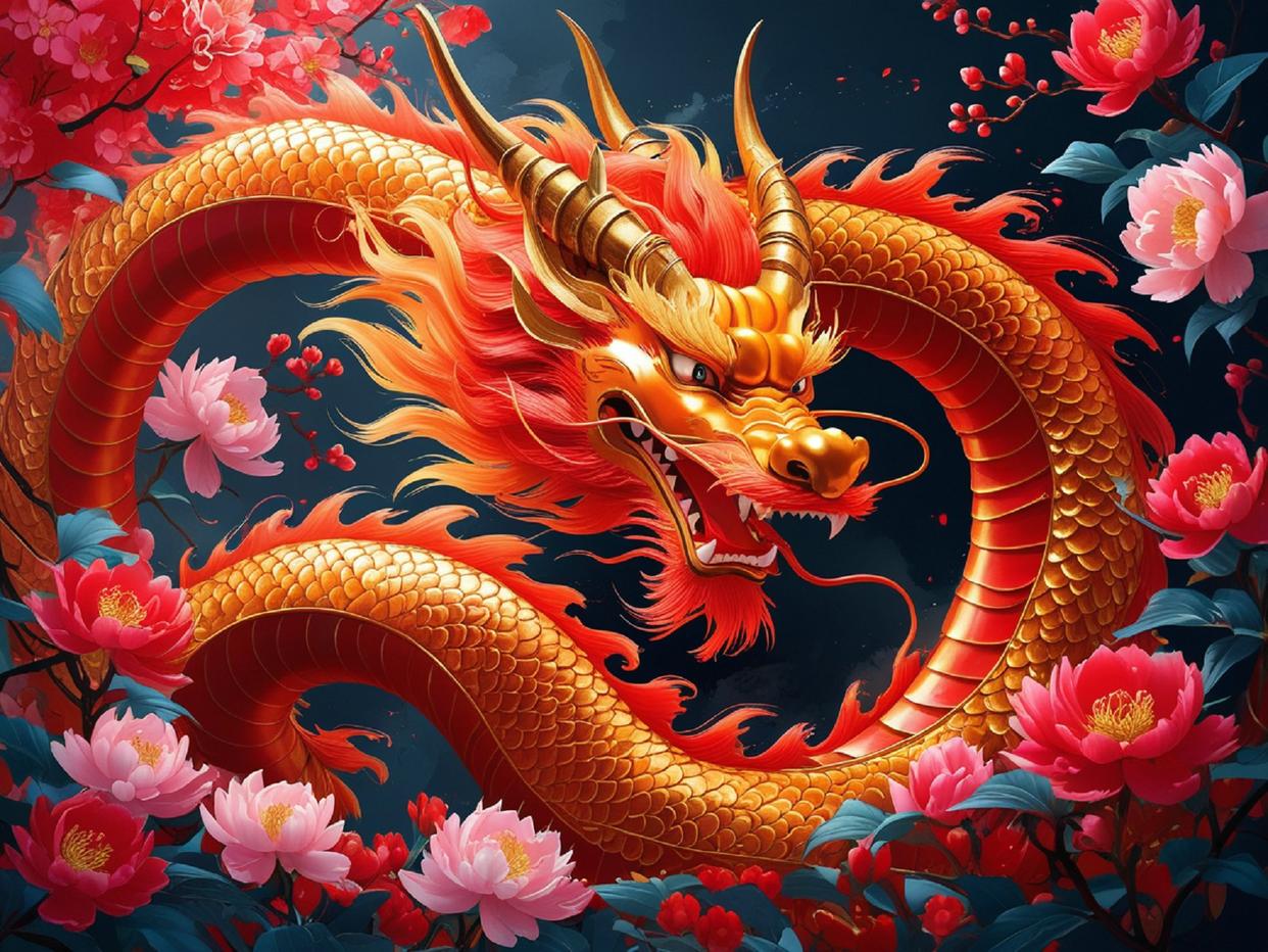 生肖龙文化配图 龙-017