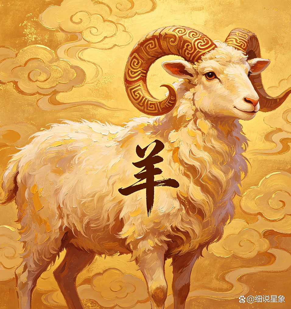 生肖羊文化配图 羊-011