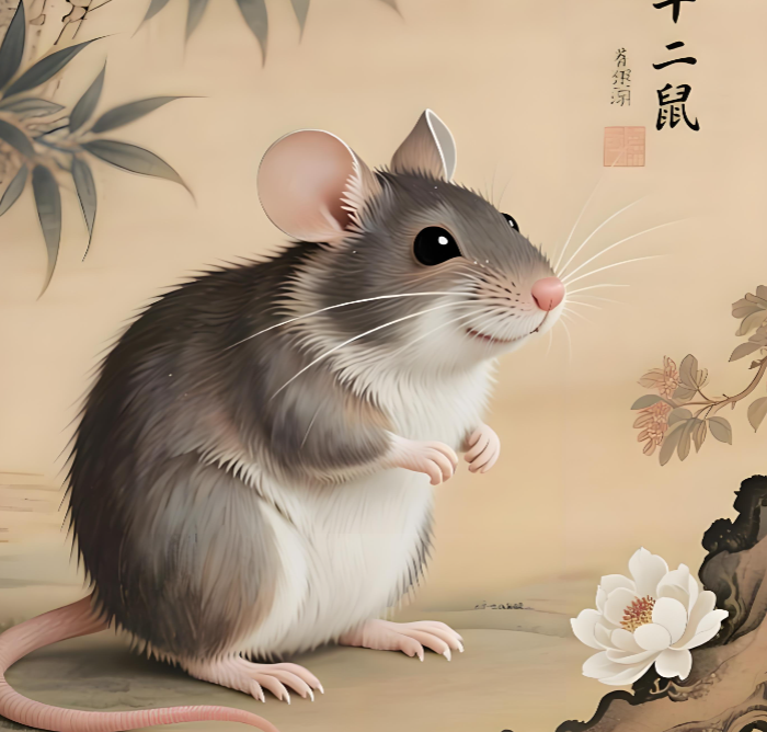 生肖鼠文化配图 鼠-017