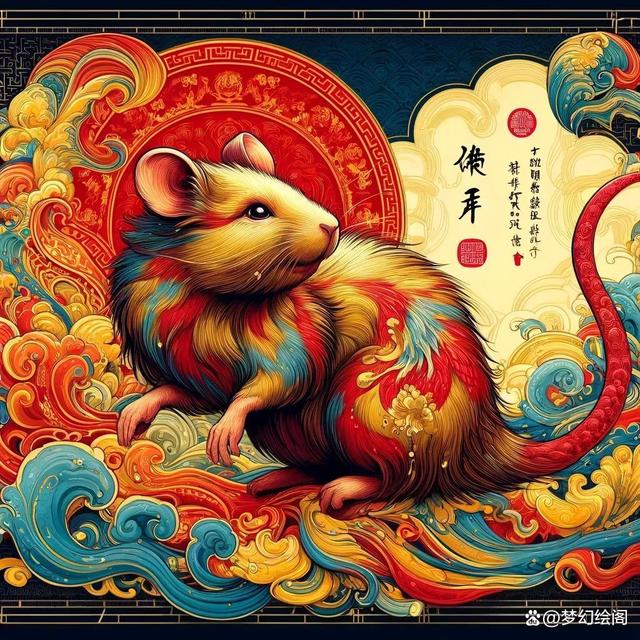 生肖鼠文化配图 鼠-007