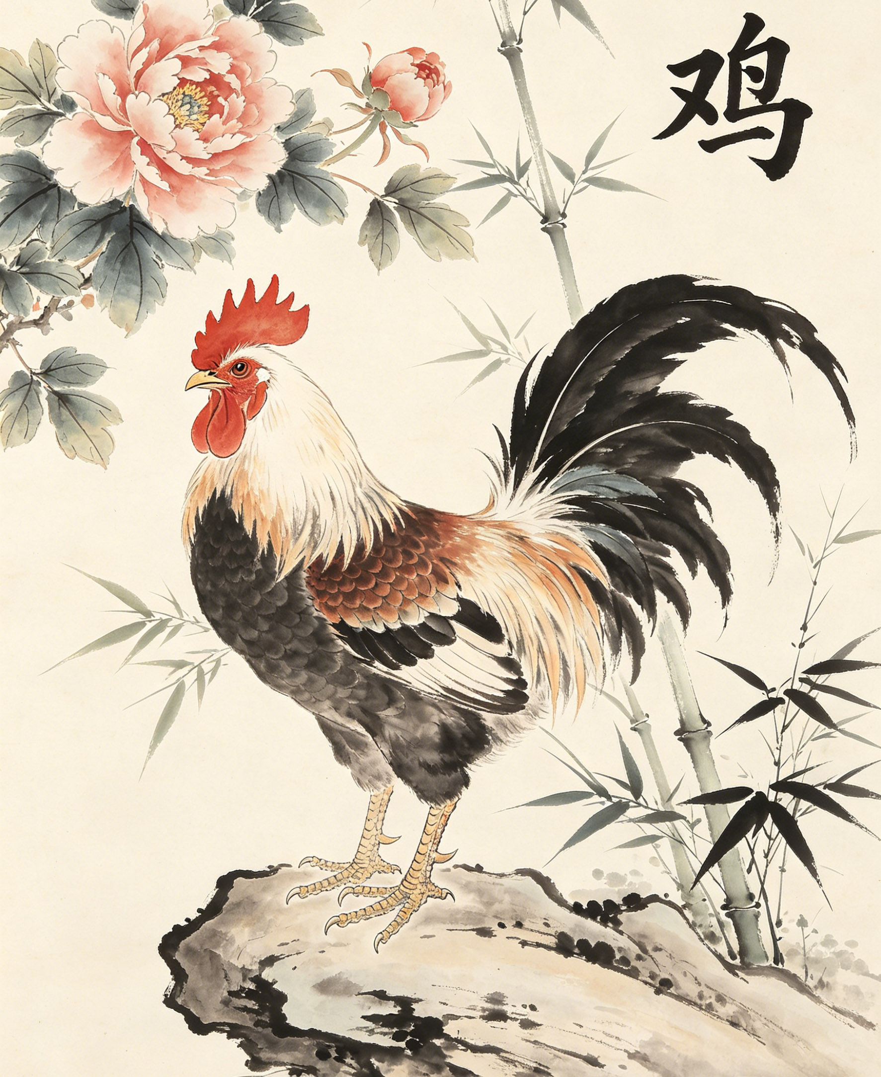 生肖鸡文化配图 鸡-003
